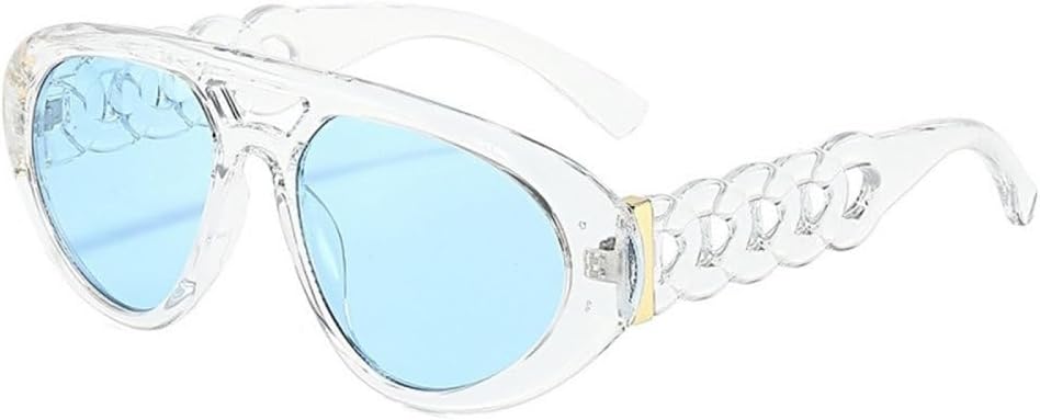 

Модные овальные солнцезащитные очки для женщин и мужчин, цветные линзы, поликарбонатная оправа, винтажный стиль, универсальные солнцезащитные очки с защитой от УФ-излучения UV400 generic, C6