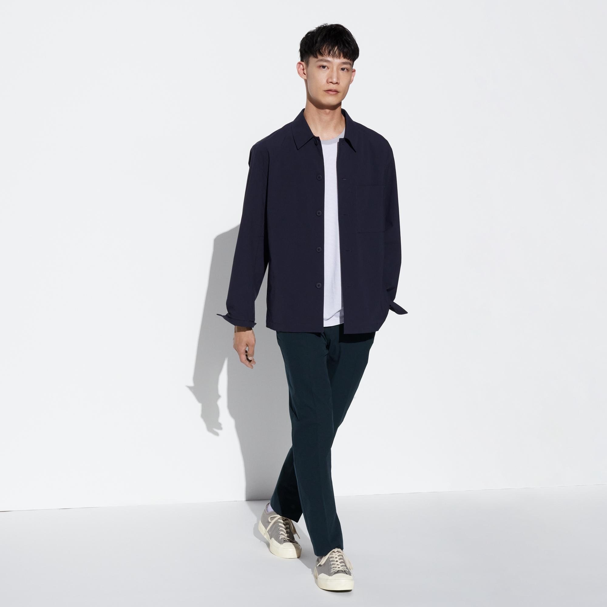 

Брюки UNIQLO Kando 2WAY Stretch, темно-синий