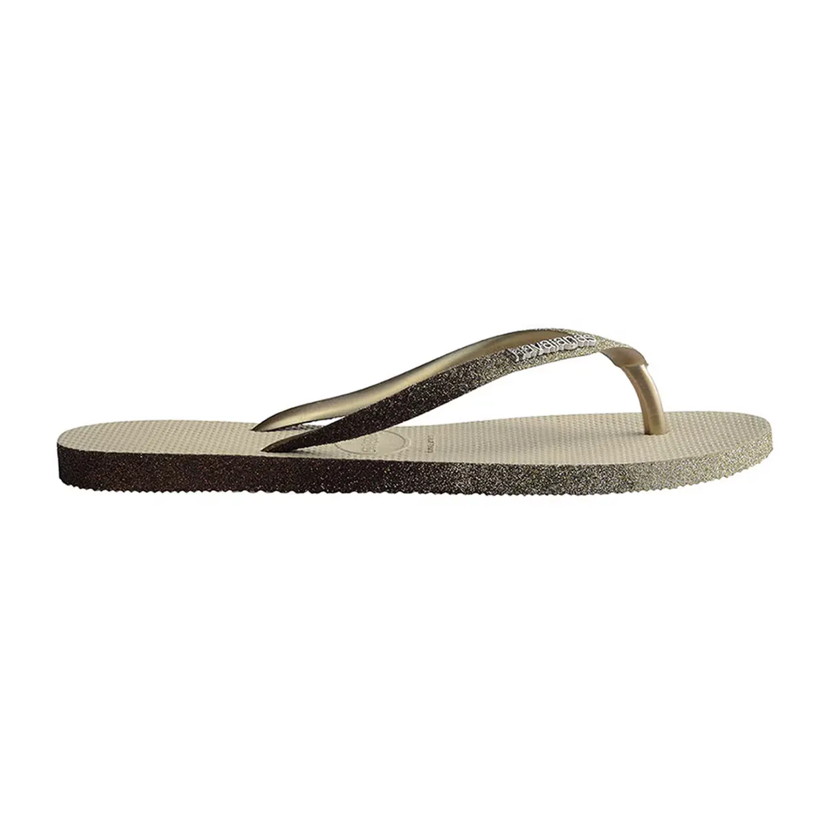 Женские шлепанцы Slim Sparkle II Havaianas, золотой — фото 4