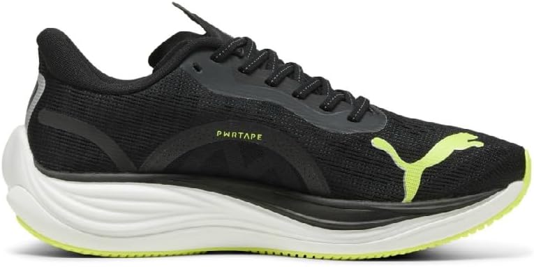 Беговые кроссовки PUMA для мужчин, черный/желтый — фото 3