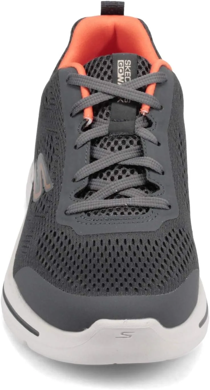Мужские кроссовки Skechers Go Walk Arch Fit Idyllic, оранжевый/угольный — фото 4