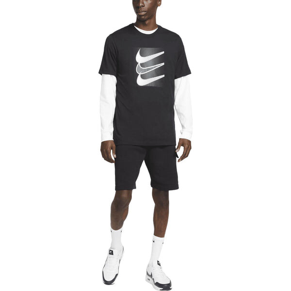 Футболка спортивная одежда футболка с коротким рукавом Nike, черный — фото 2