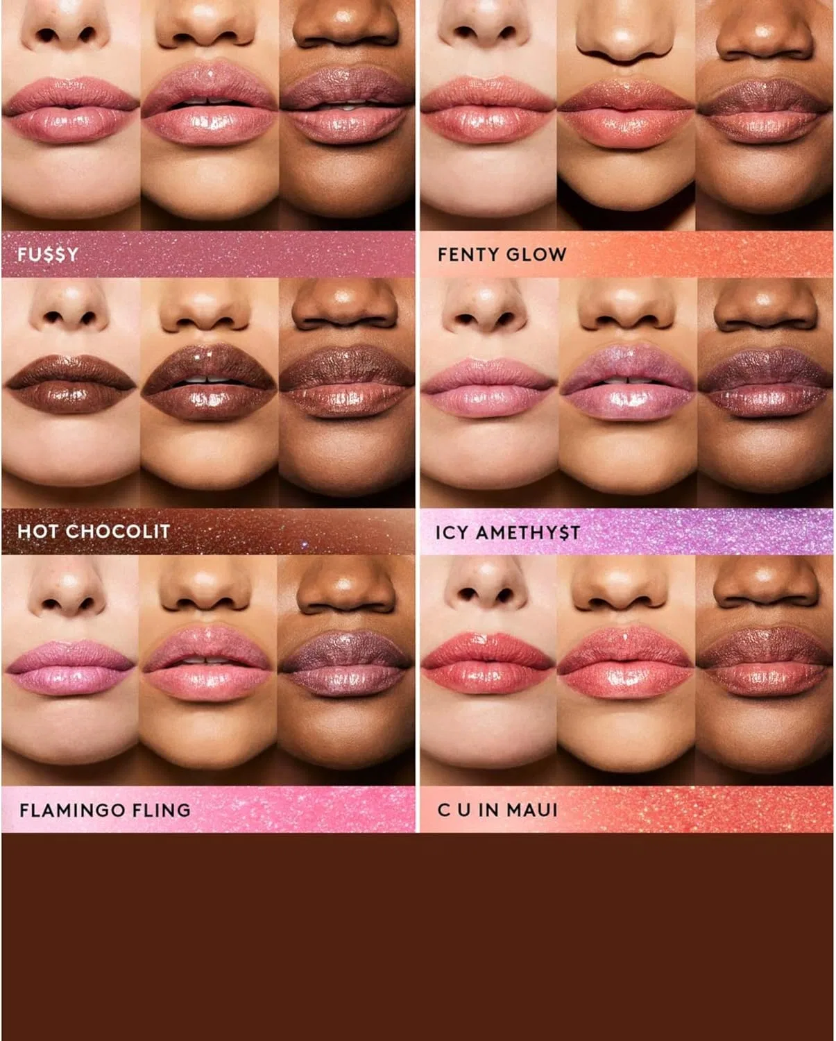 Блеск для губ Fenty Beauty Gloss Bomb Stix High Shi ммer, оттенок C U IN MAUI 06 (коралловый), 3.4 г — фото 3