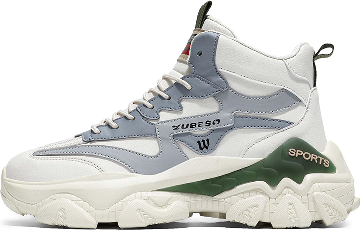 

Зимние высокие модные теплые кроссовки для пап, противоскользящие повседневные походные ботинки, водонепроницаемые снежные ботинки Generic, бежевый