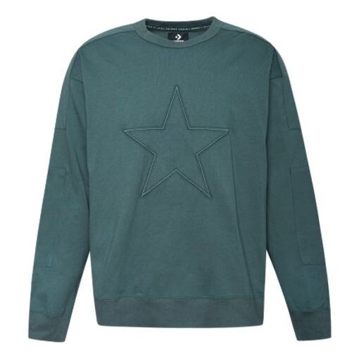 

Куртка star logo sweatshirt 'green' Converse, зеленый