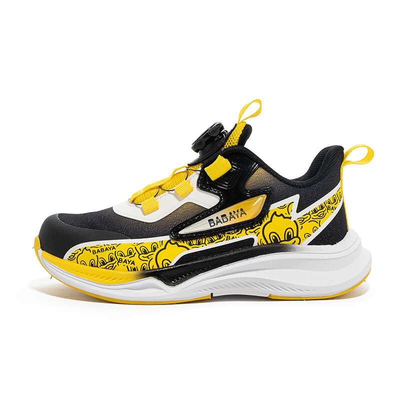 

Кроссовки для бега для детей. Начальная школа Babaya, цвет Black/Yellow