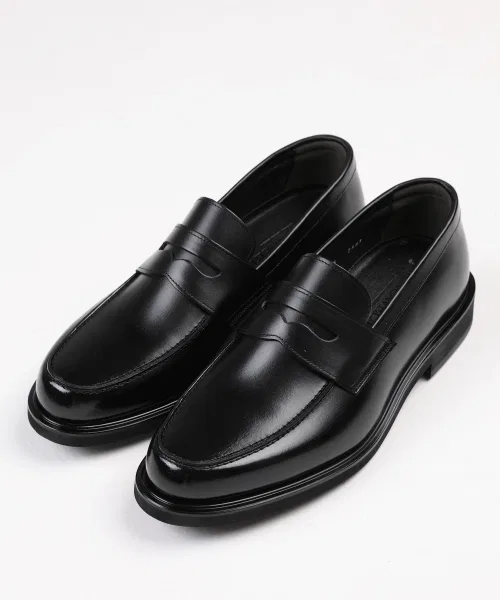 Мужские лоферы BRENOWELT Luca Black Penny Loafers 918 — фото 3
