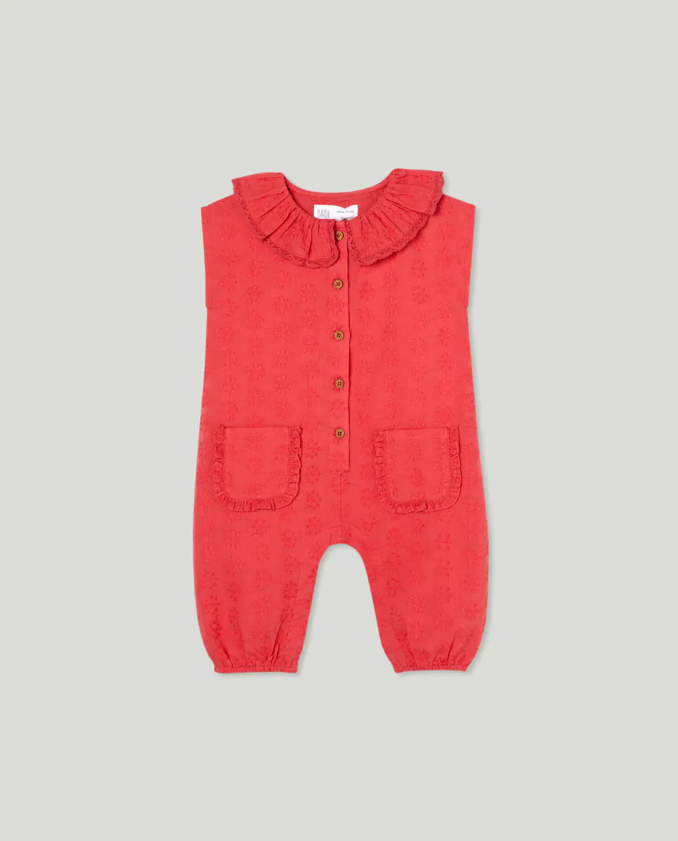 

Простой комбинезон для девочки Baby El Corte Inglés, цвет 630 Coral