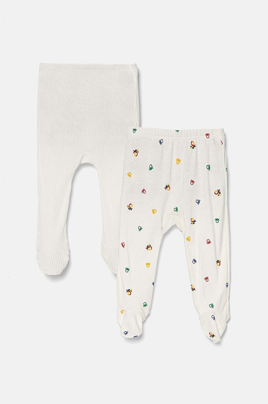 

Хлопковый комбинезон для малышей United Colors of Benetton, 2 шт, белый
