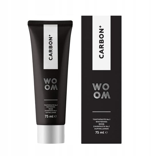 

Натуральная отбеливающая паста с активированным углем, 75 мл WOOM, Carbon+