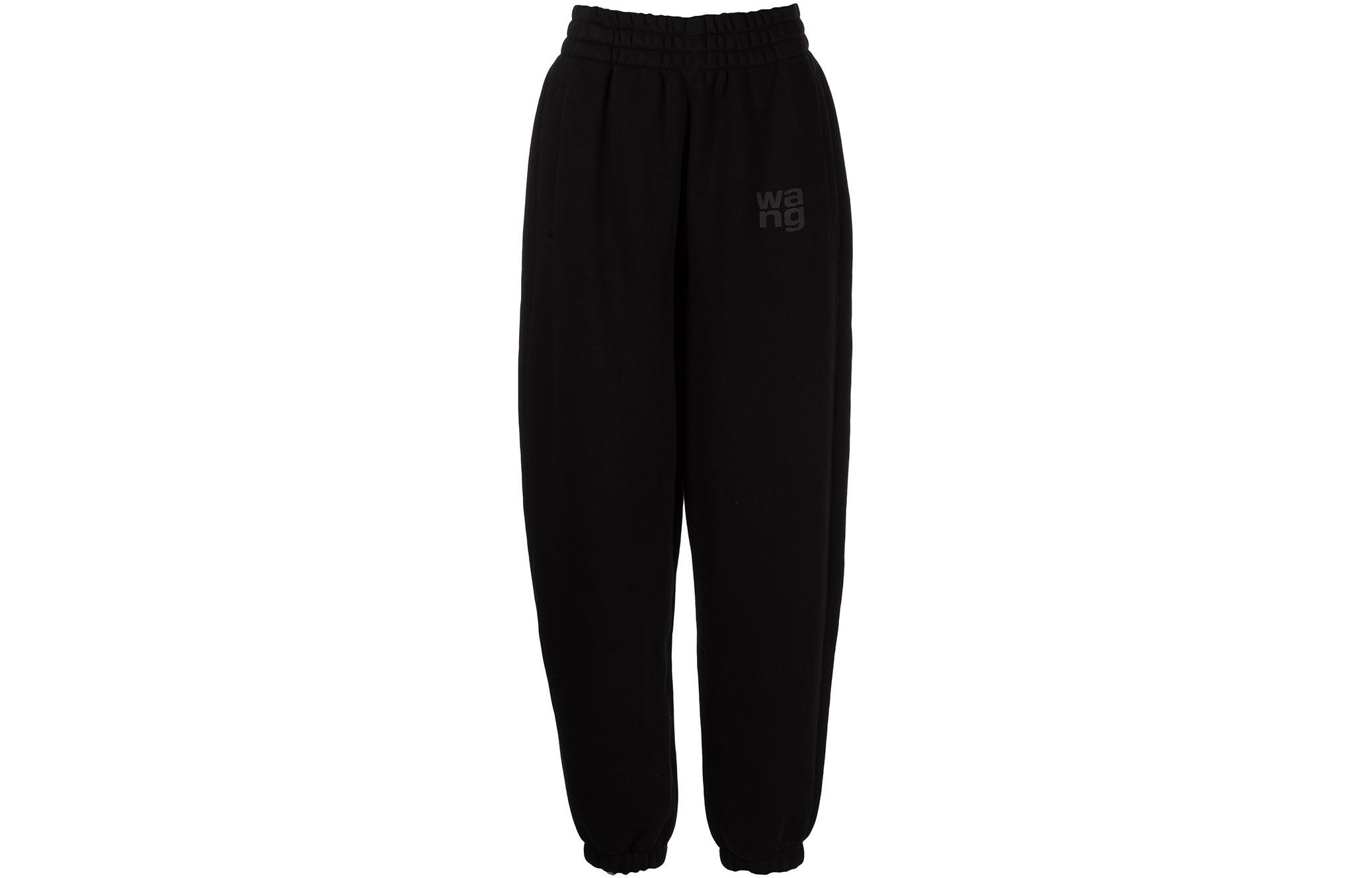 

Брюки с эластичной талией и логотипом Alexander Wang, черный