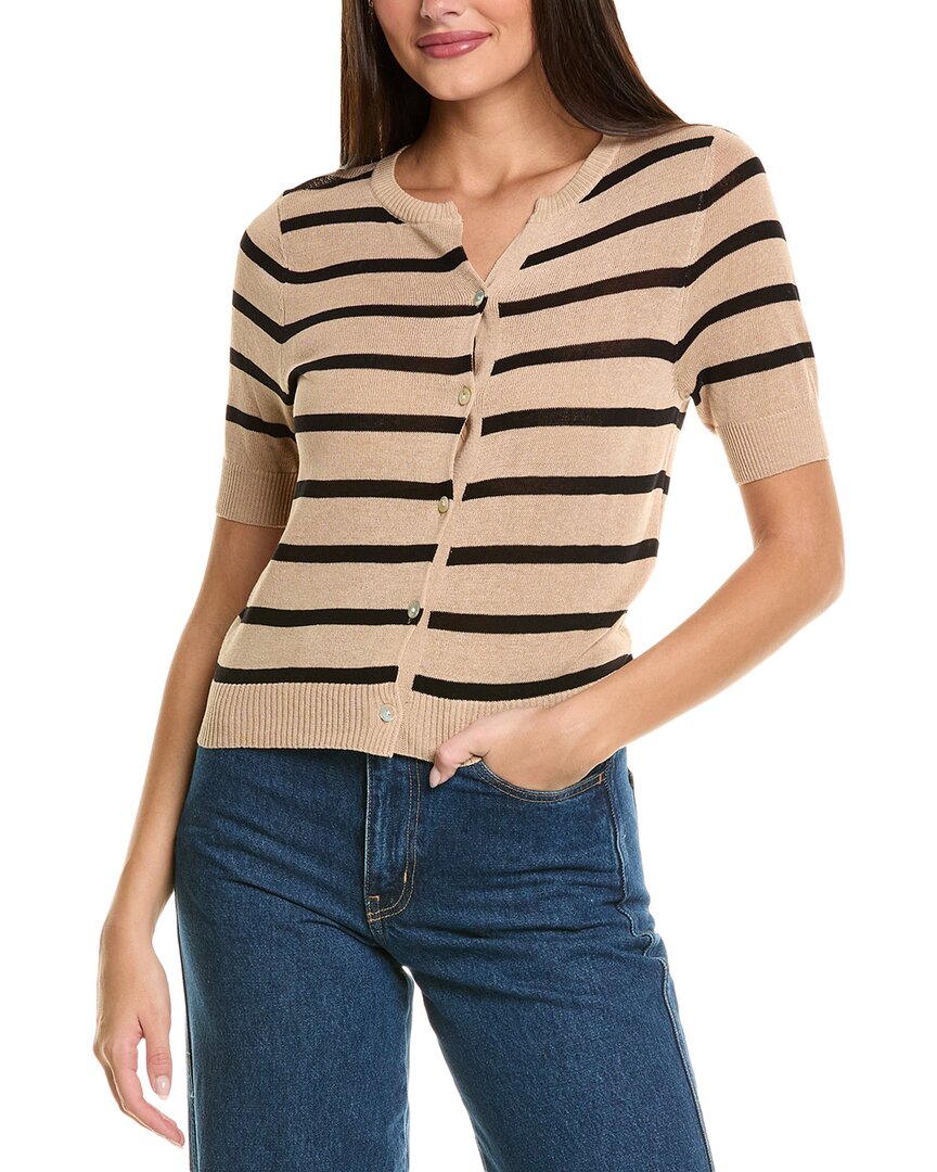 

CELESTINE SEI Кардиган из льняной смеси, бежевый