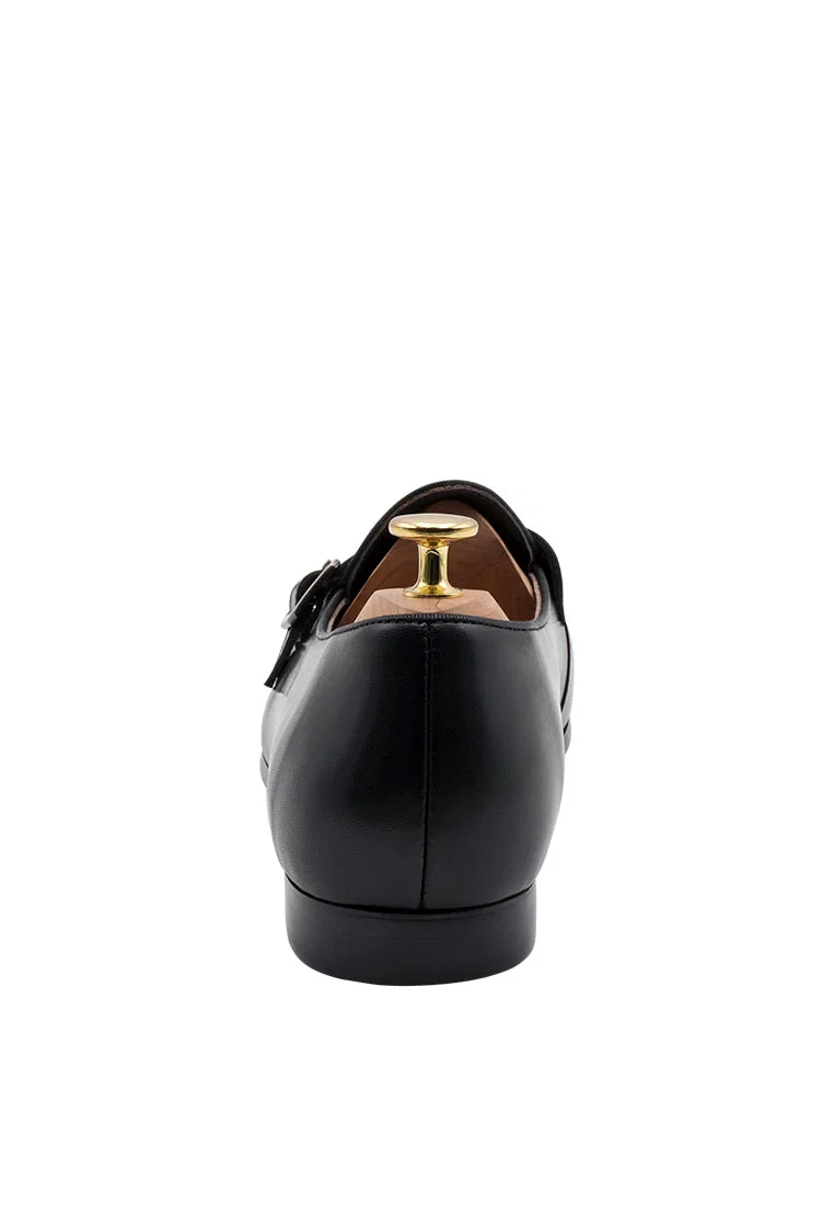 Туфли-лоферы, двойная пряжка, модель Double Monk Loafer, Tuerto, черные Arden Teal — фото 4