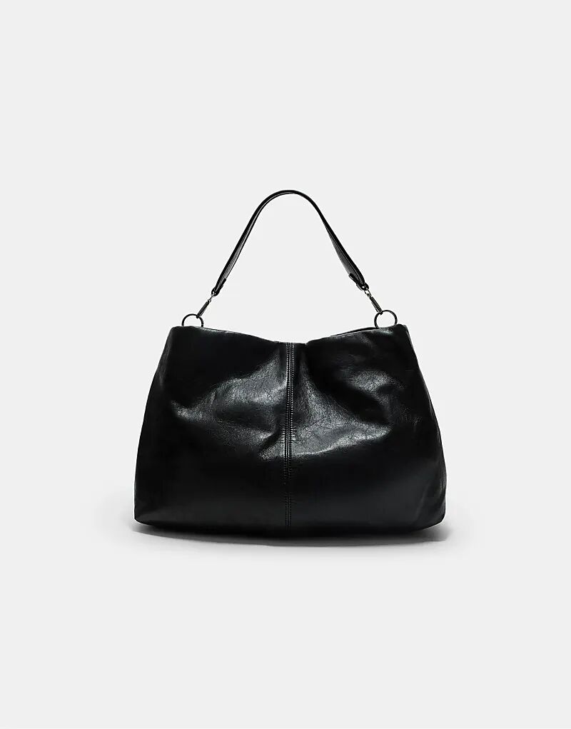 

Сумка Stradivarius через плечо с ремешком черного цвета