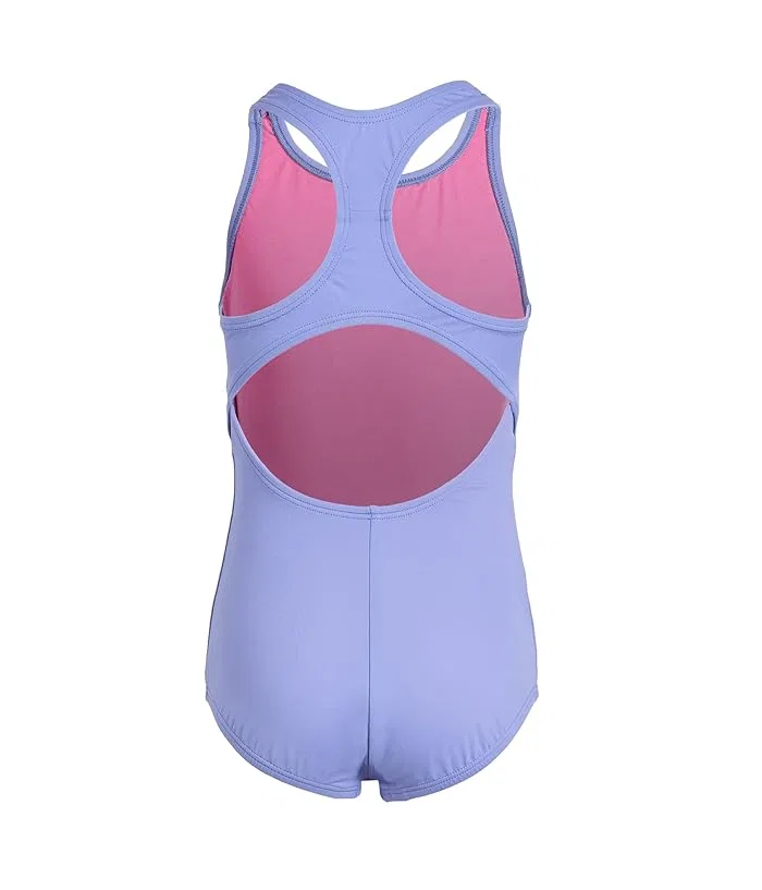 Купальник слитный с встроенным бюстгальтером Effortless Essential Racerback Nike Kids, Light Thistle — фото 2