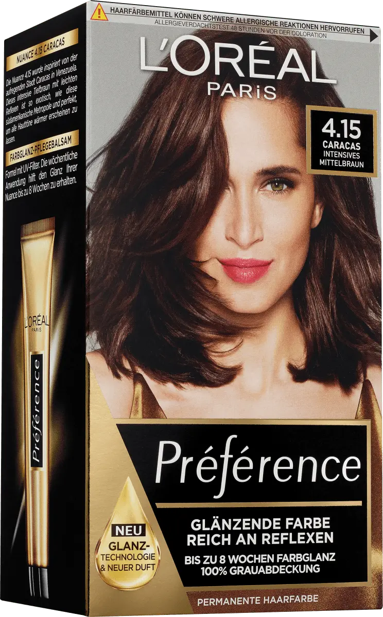 

Краска для волос 4.15 Caracas Интенсивный русый 1 шт. L'Oreal