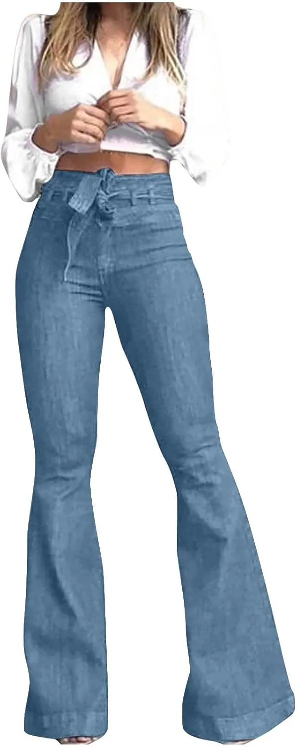 

Женские джинсы с высокой посадкой и эластичным поясом