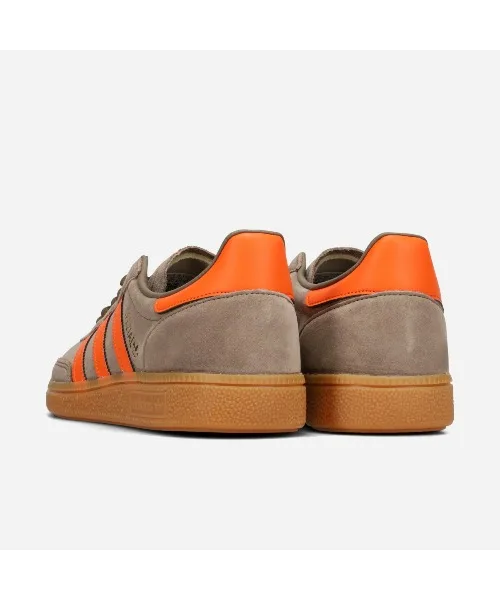 Унисекс кроссовки из натуральной кожи adidas Originals HANDBALL SPEZIAL коричневые — фото 3