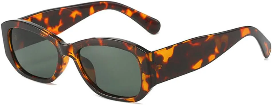 

Модные серые солнцезащитные очки-гелевые очки для женщин, защита от УФ-излучения UV400, ретро-очки темно-зеленого цвета в стиле панк для мужчин generic, C1-30657