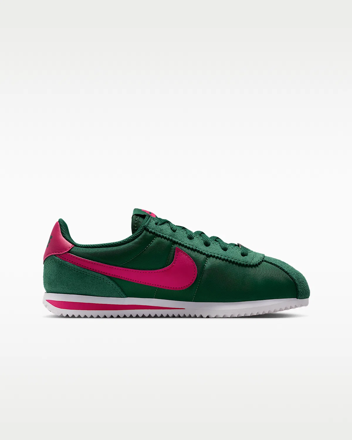 Кроссовки Nike Cortez Textile для детей, Gorge Green/White/Wild Cherry — фото 3