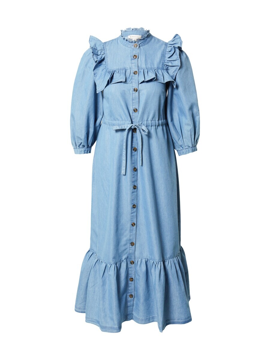 

Платье рубашка Warehouse Shirt Dress, синий деним