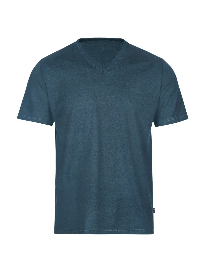 

Футболка Trigema "TRIGEMA V-Shirt DELUXE Хлопок", джинсовый