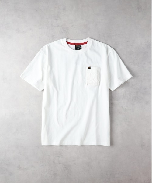 

Футболка с нагрудным карманом Alpha Industries, черный