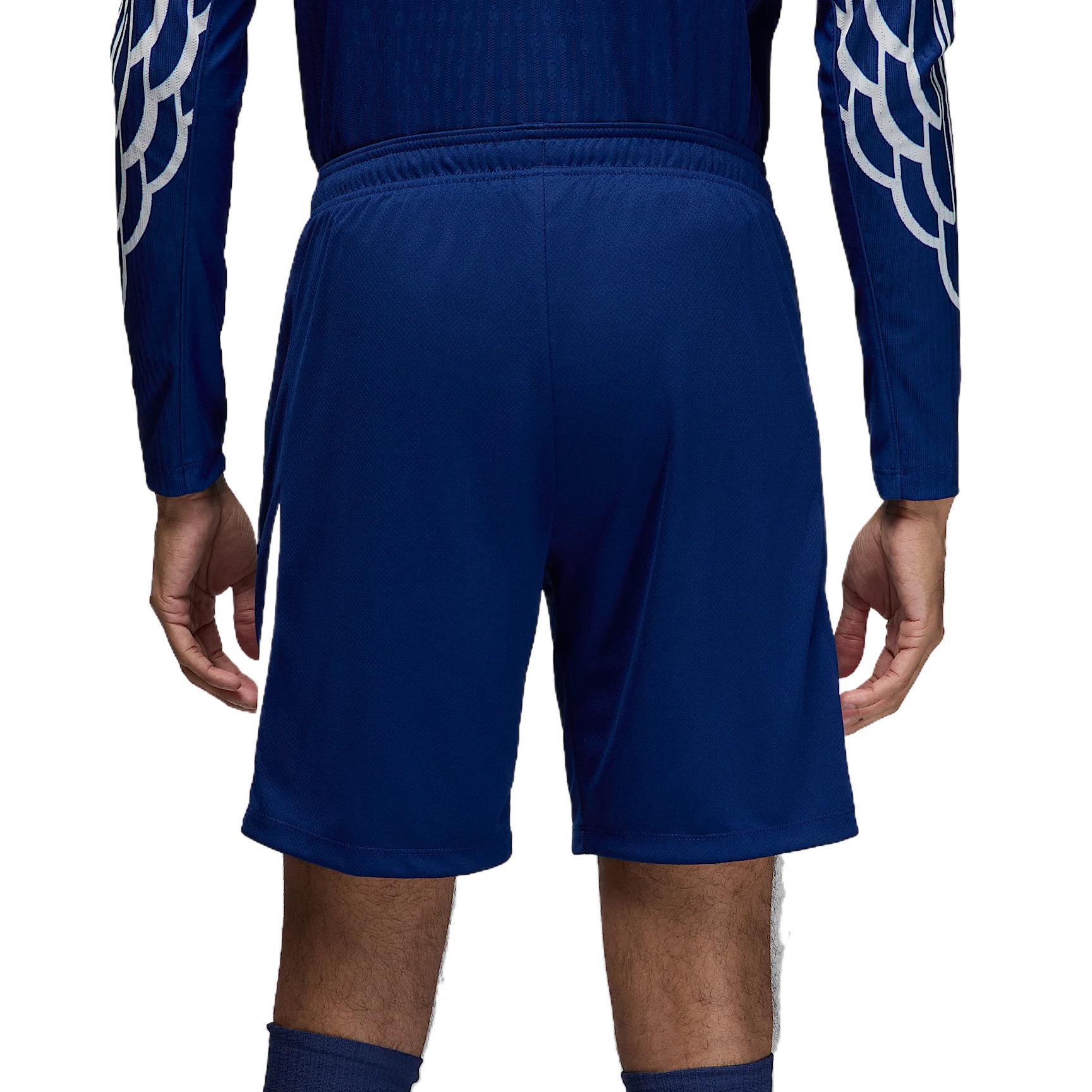 Футболка Jordan Paris Saint Germain Strike Fourth Men's Jordan Dri FIT Soccer Knit Shorts Nike, синий — фото 3