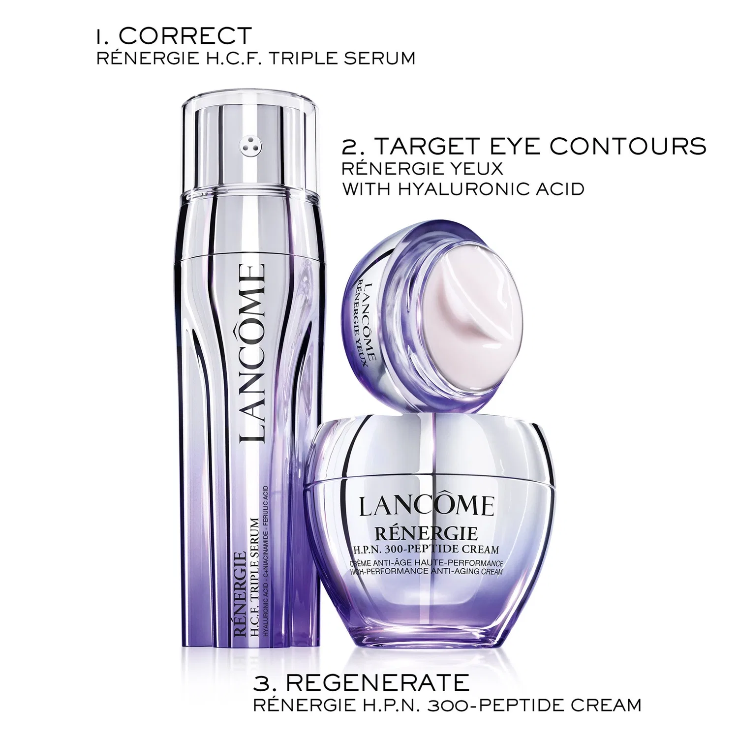 Крем Rénergie hpn 300-peptide rich cream 50 мл Lancôme — фото 4