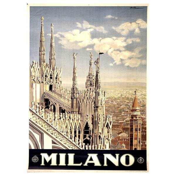 

Картина на холсте LegendArte Milano, многоцветный