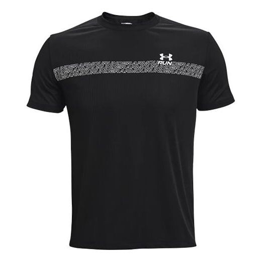 

Футболка speed stride t-shirt 'black' Under Armour, черный