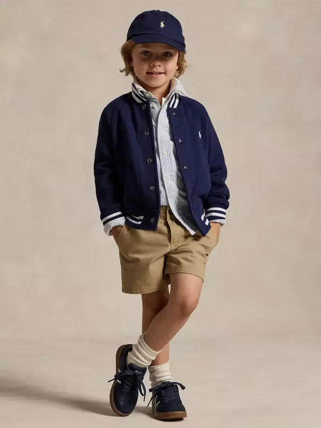 Детская куртка-бомбер Polo, элегантный темно-синий цвет Ralph Lauren — фото 2