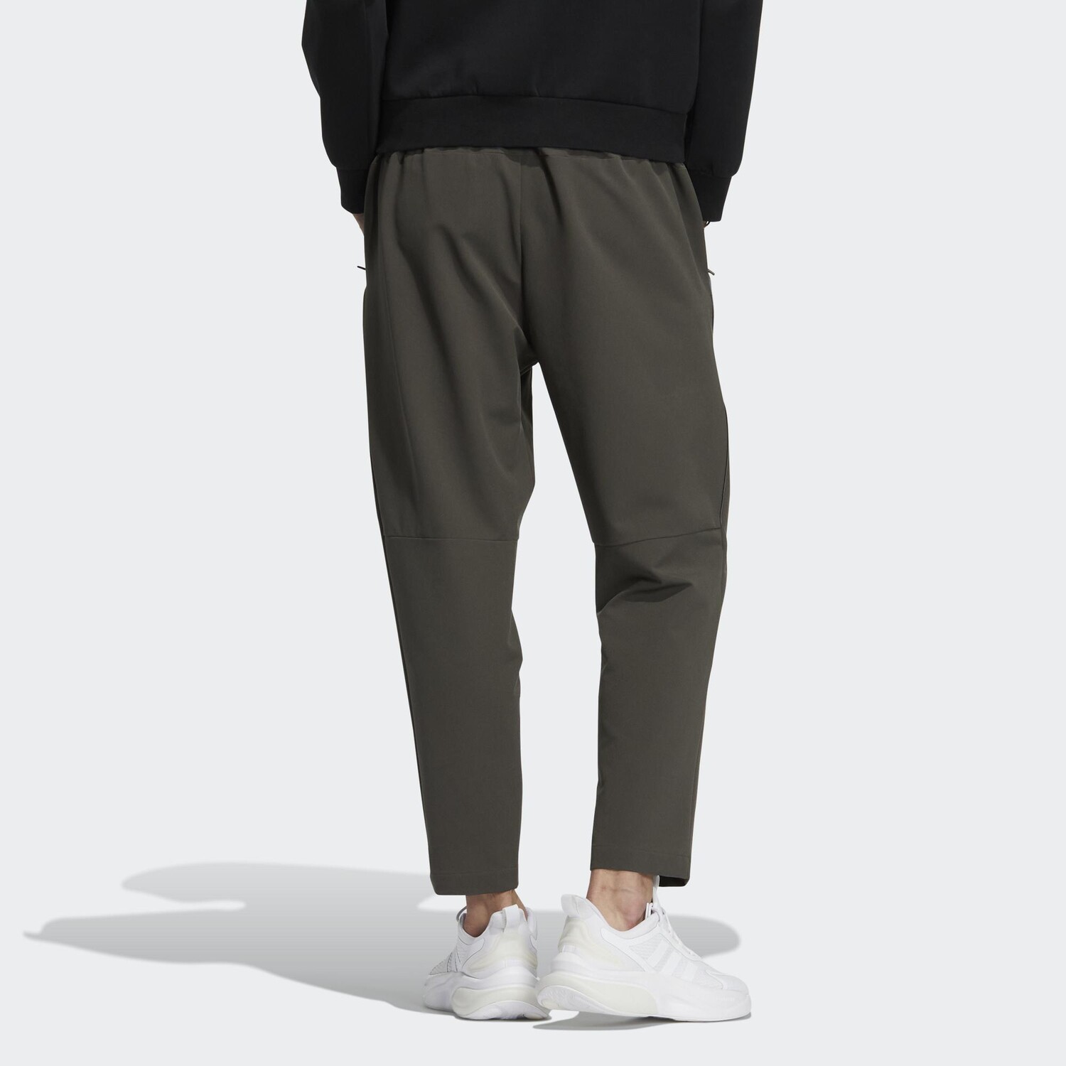Повседневные брюки мужские оливково-зеленые Adidas, оливково-зеленый — фото 3