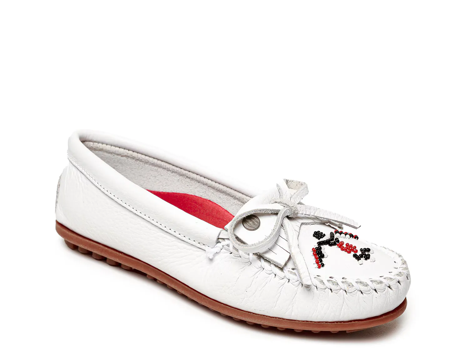 Балетки Thunderbird Animikii Moccasin Flat Minnetonka, белый