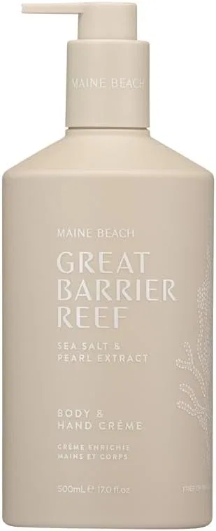 Лосьон для тела и рук Great Barrier Reef, MAINE BEACH, 1 шт., с морской солью и экстрактом жемчуга Mine Beach