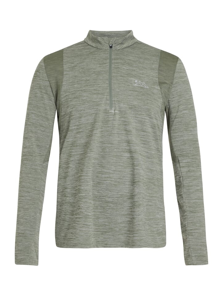 

Флисовый свитер Protest PRTSTRAYED 1/4 zip active top, цвет Green Spray
