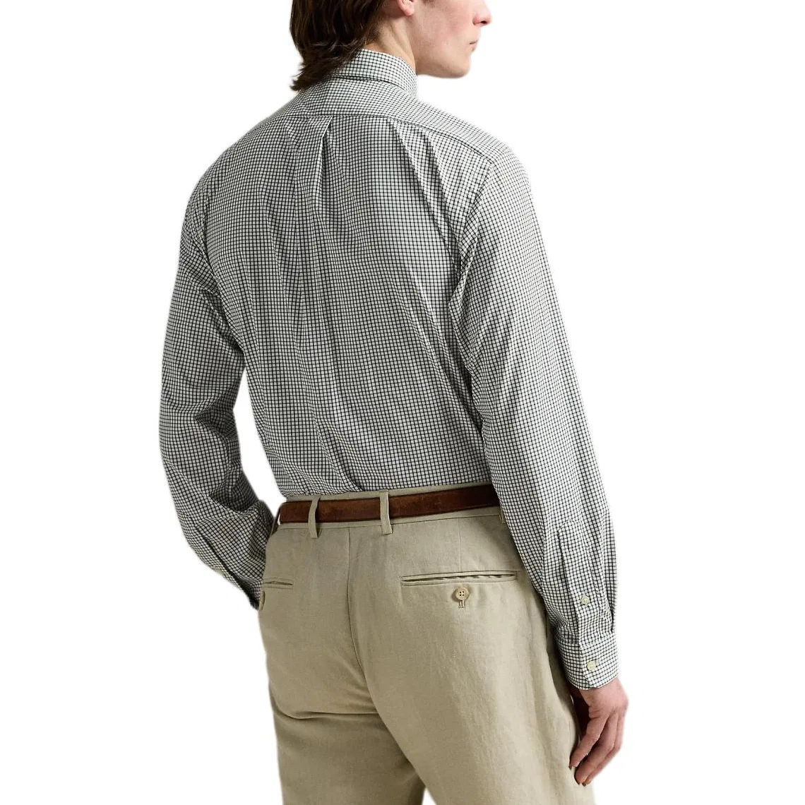 Рубашка Classic Version мужская Olive Green Polo Ralph Lauren — фото 4