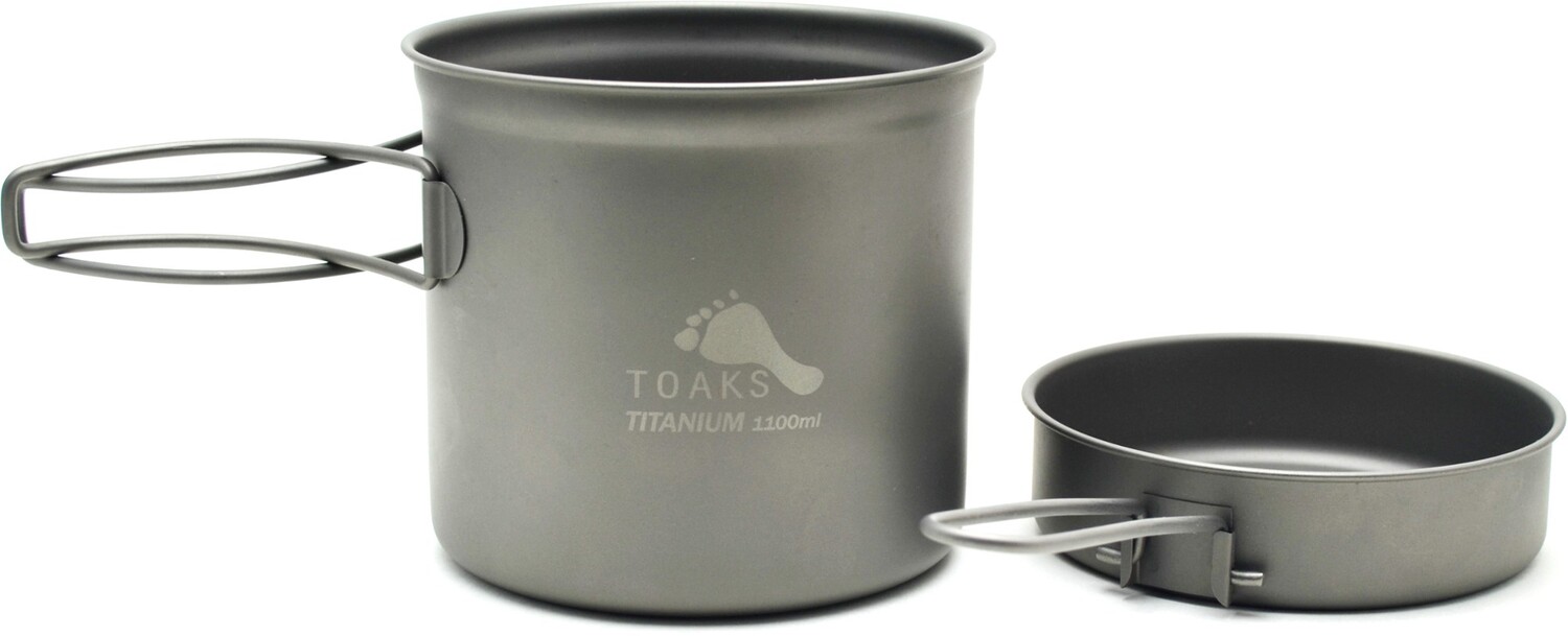 

Кастрюля и сковородка Toaks, серый