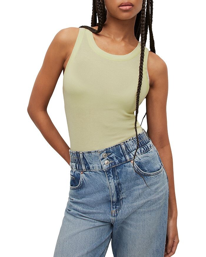 

Майка Rina в рубчик ALLSAINTS, Серый, Майка Rina в рубчик ALLSAINTS