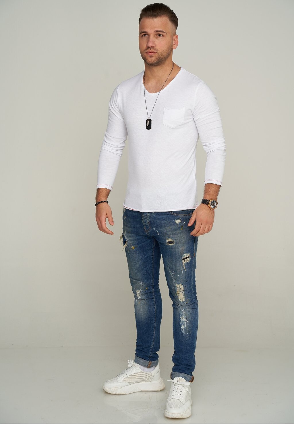

Рубашка с длинным рукавом LANGARMSHIRT CRPALIN CARISMA, цвет weiß