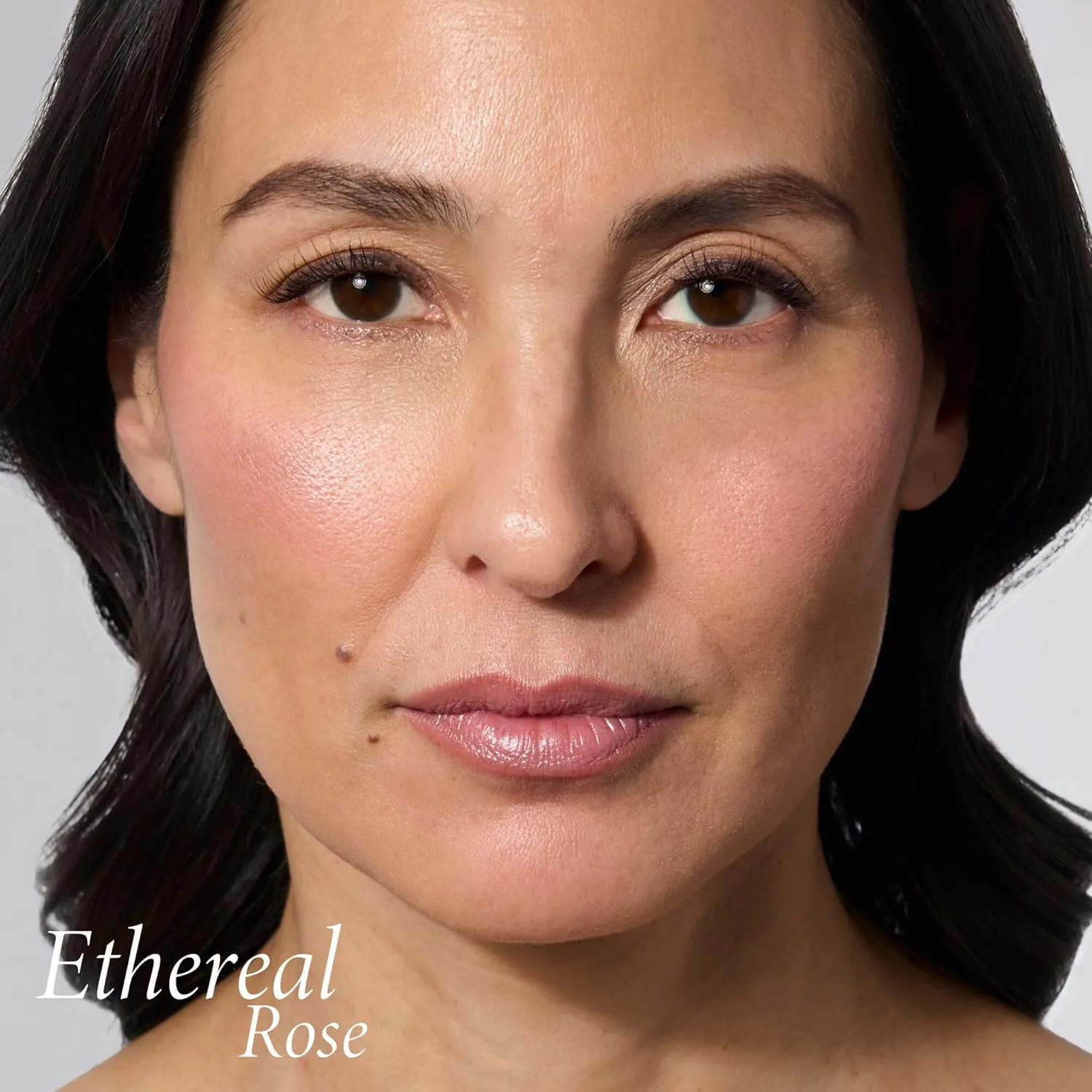 Запеченные румяна Blush-n-Brighten Marbleized Blush для щек от Laura Geller New York - Нежно-розовый цвет - Натуральное покрытие - Наслаиваемый оттенок, 03 Ethereal Rose — фото 4