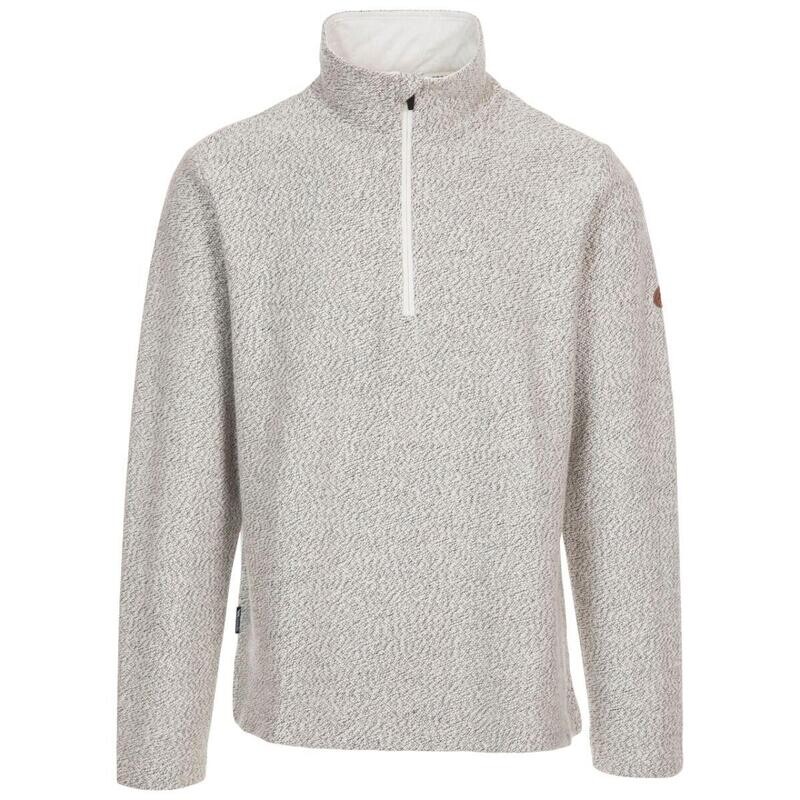 

Мужской свитер с полумолнией Taddingley Off White TRESPASS, цвет blanco