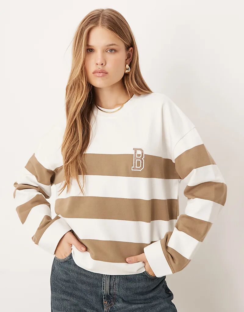 

Толстовка Barbour Faye в коричневую военную полоску