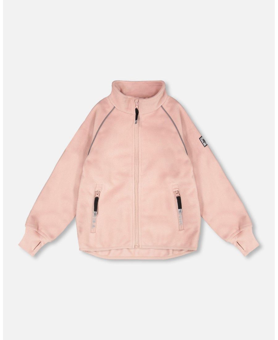 

Детская куртка-пиджак средней высоты Teknik, розовый Deux par Deux, Dusty pink