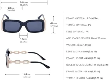 

Солнцезащитные очки 2027 года для женщин, солнцезащитные очки с цепочкой на дужках для мужчин, винтажные очки, очки с защитой от УФ-излучения UV400 MTZJH, C9