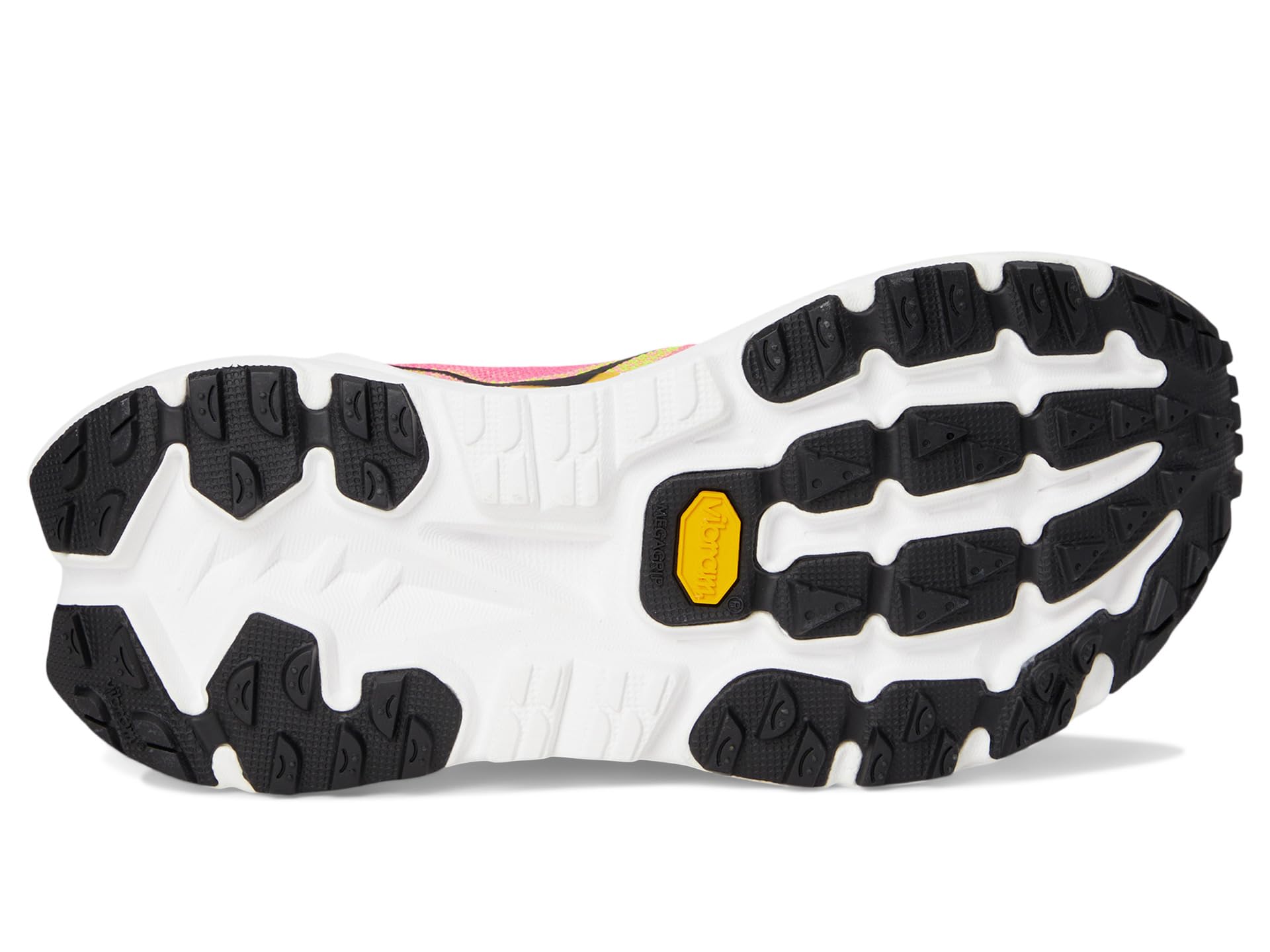Кроссовки Hoka Mafate X, цвет Neon Hoka Citrus/Neon Rose — фото 3