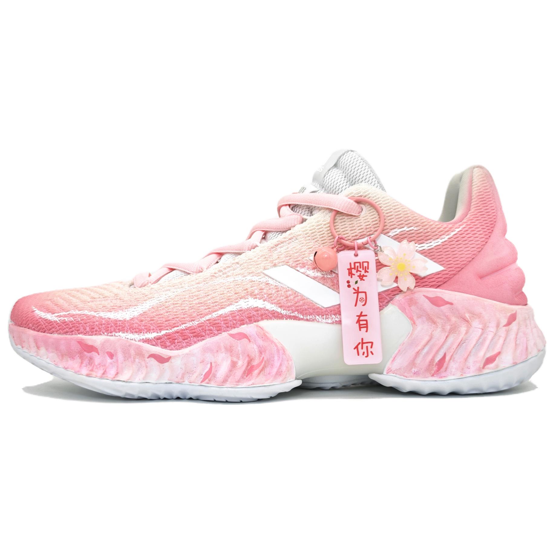 

Adidas Про Баунс 2018 баскетбольные кроссовки мужские низкие розовые, цвет Pink