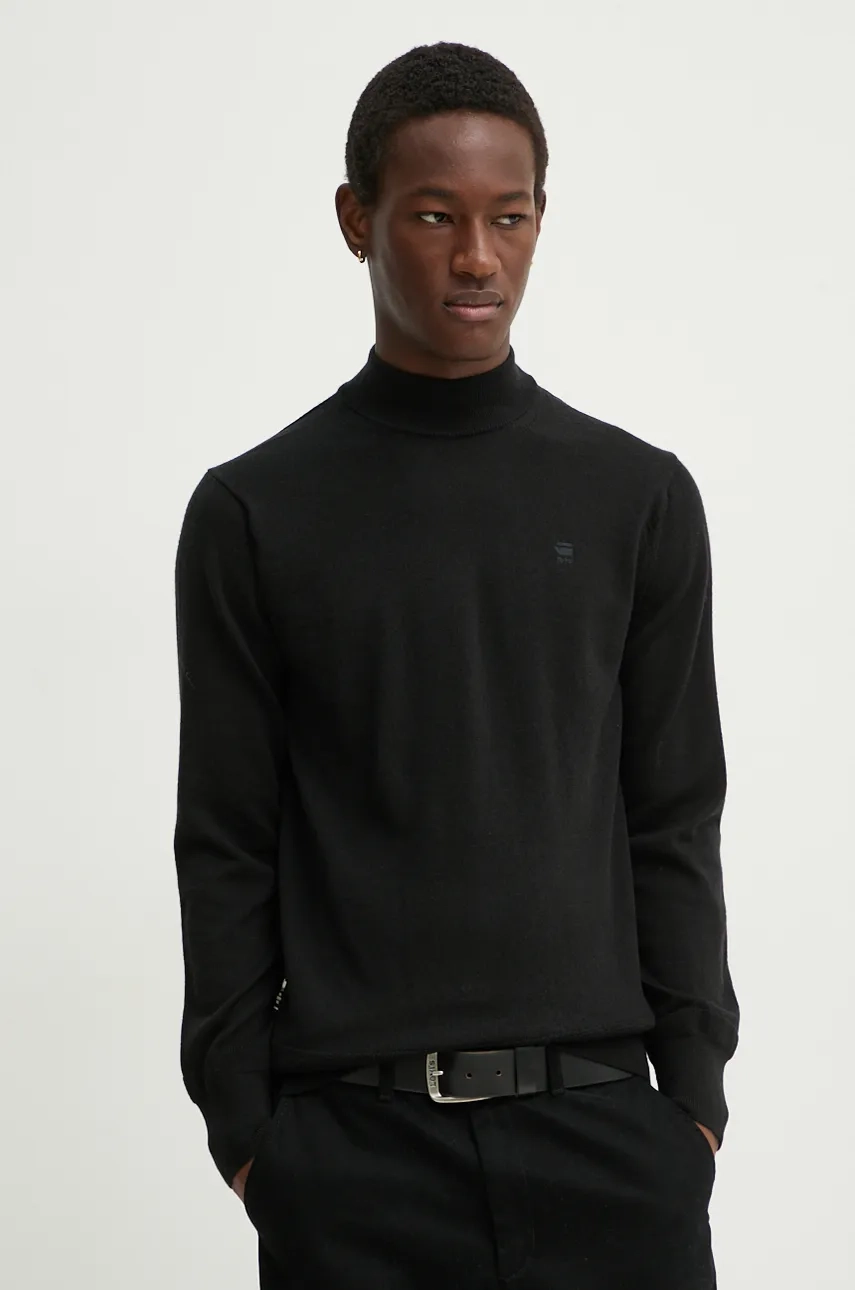 

Шерстяной свитер G-Star Raw, черный