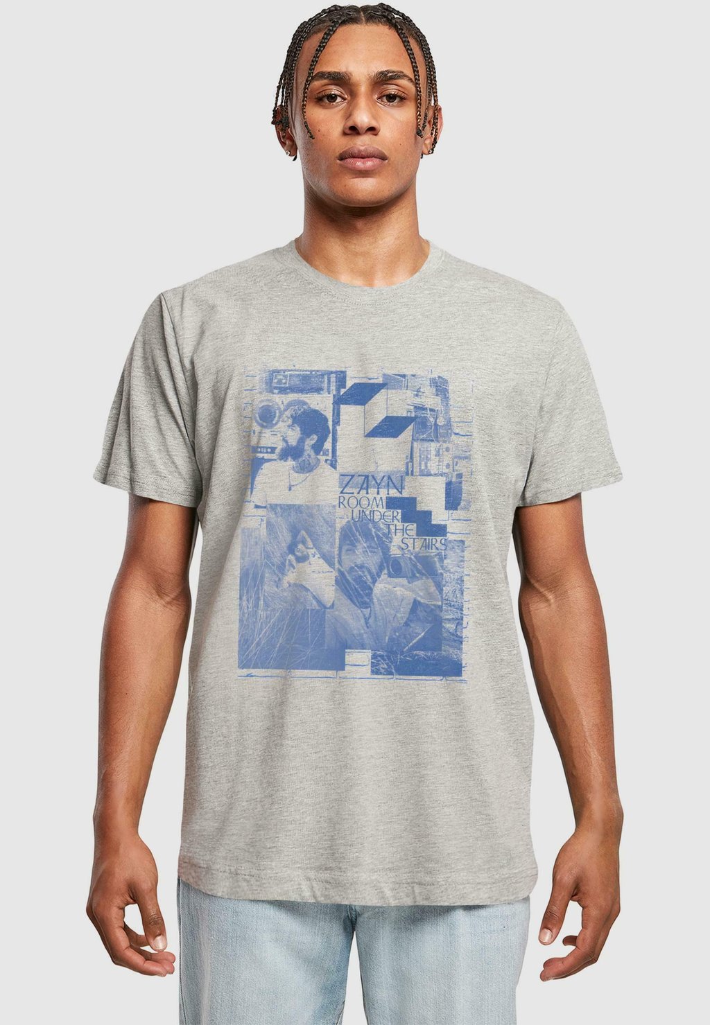 

Футболка с принтом ZAYN - VTG Merchcode, серый