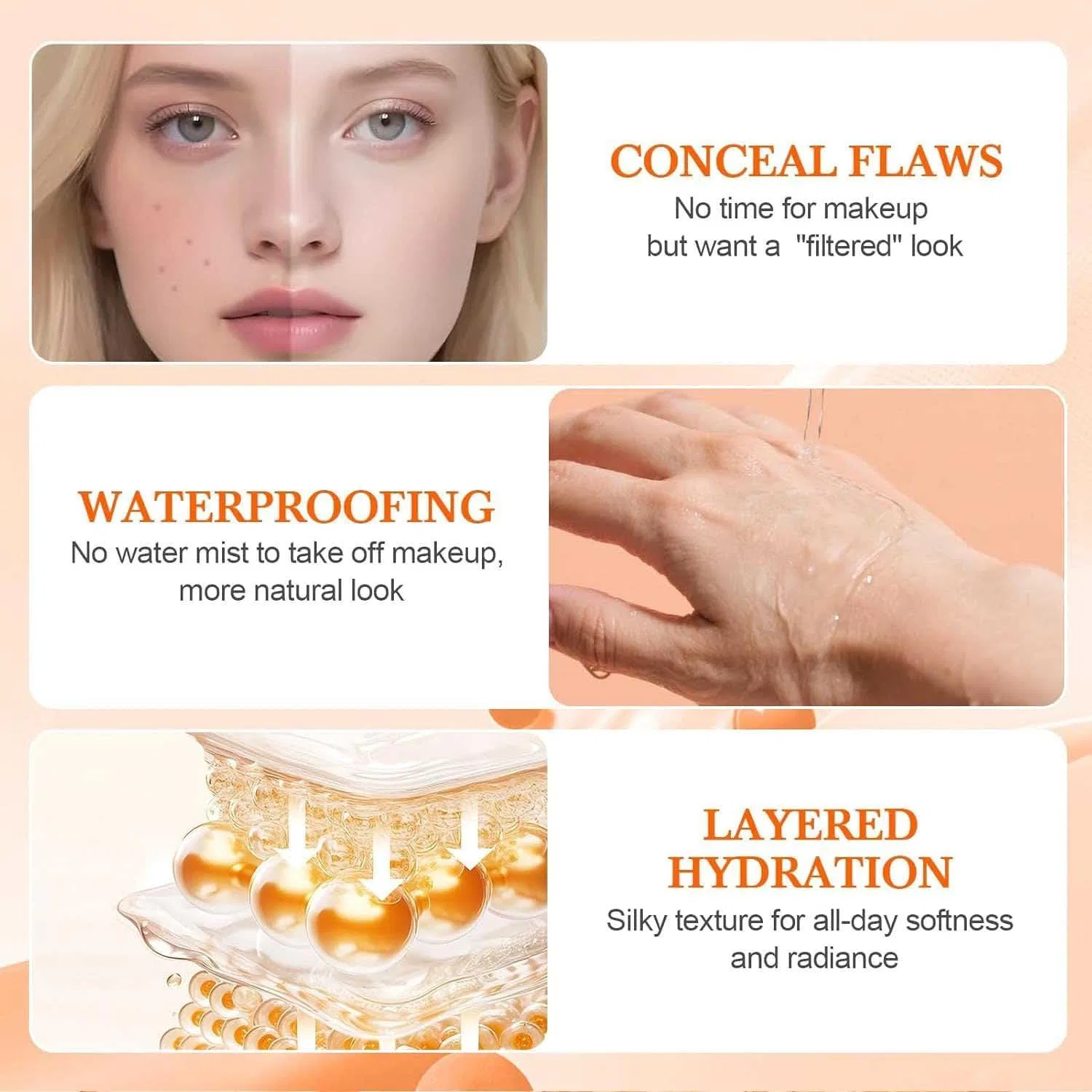 Консилер-основа Vitamin C 5 in 1 Tone Up Cream, 30 г, 4 шт. — фото 4
